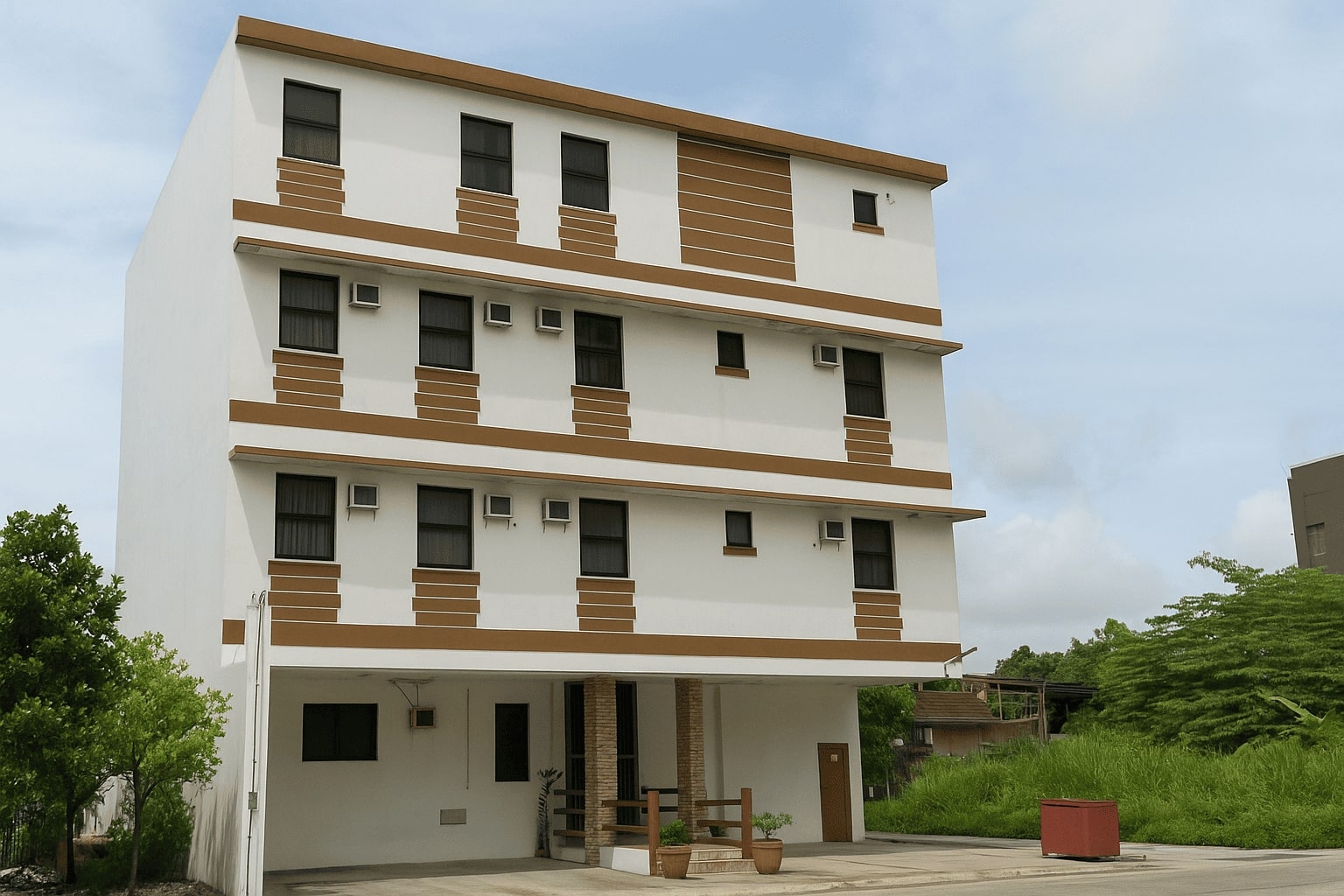 Exterior view of Belle's Dormitory